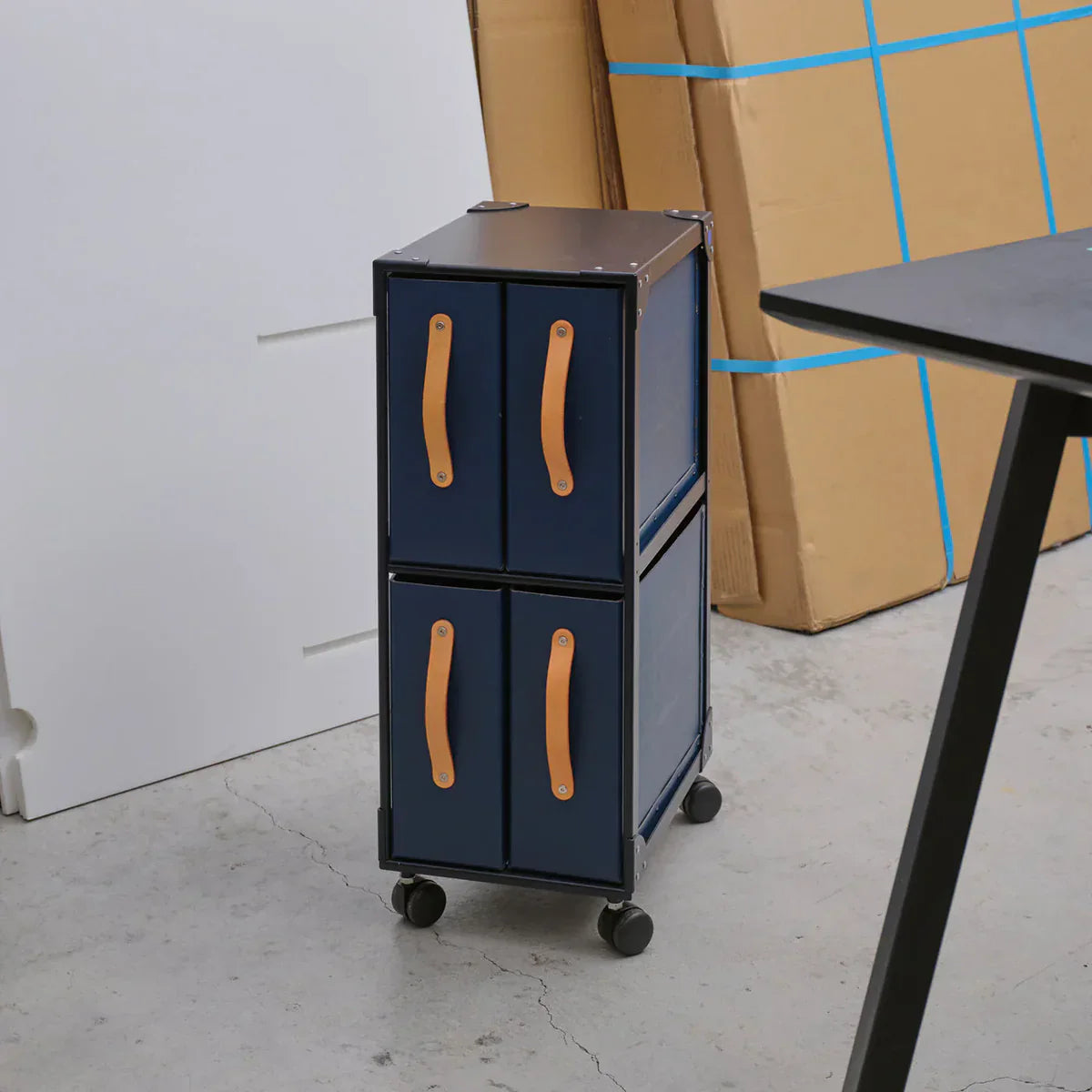 カントリー家具　物入れ　キャスター付き　ボックス　足跡 61gk55yKbnL._AC_UF350,