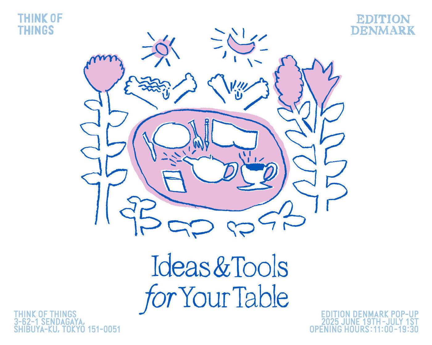 韓国発ライフスタイルキュレーションブランド「Edition Denmark」 のポップアップを開催します！また、THINK OF THINGSオンラインショップにてコラボレーショングッズを同時発売します。