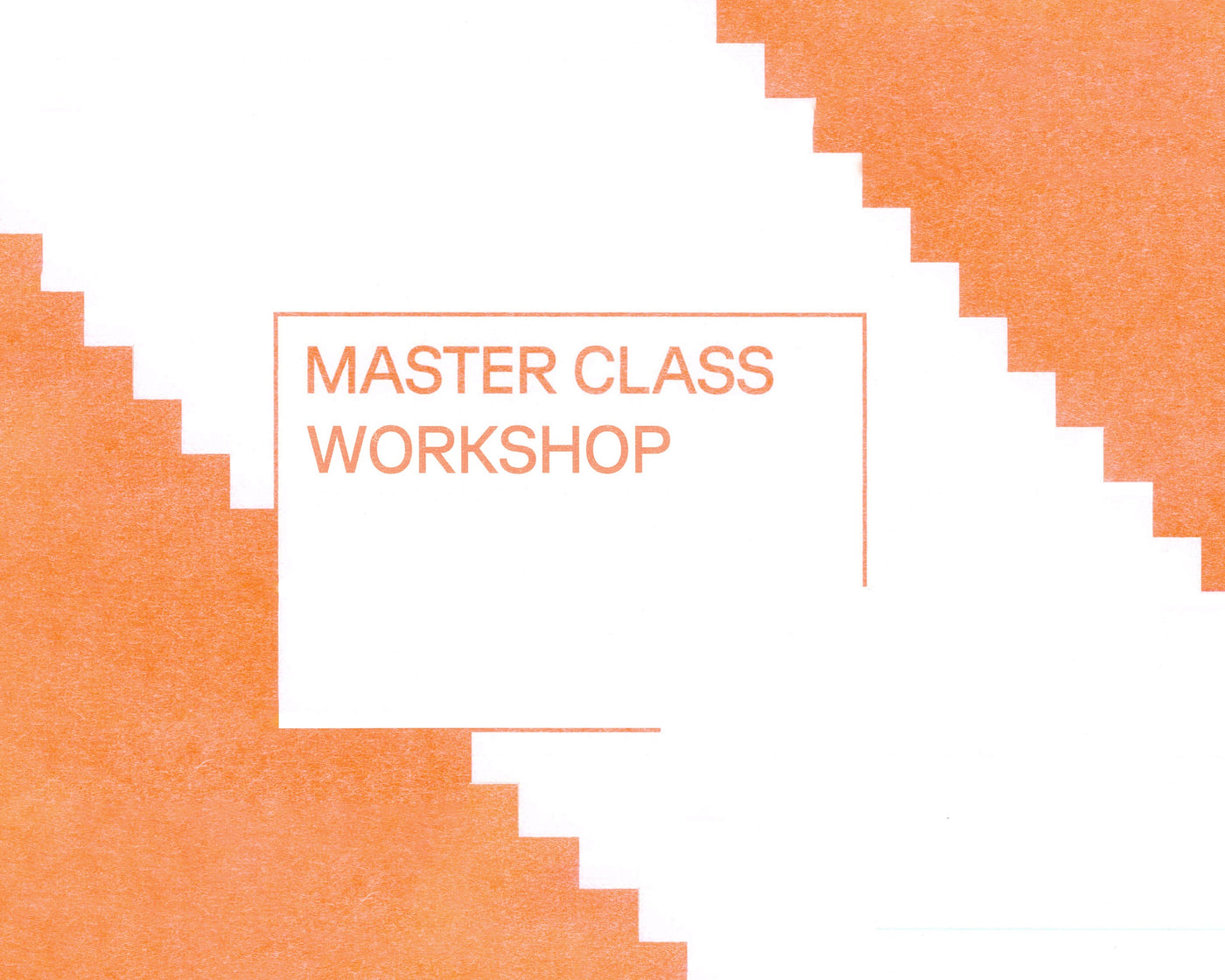 WORK SHOP / 10月後半のスケジュールを公開しました！