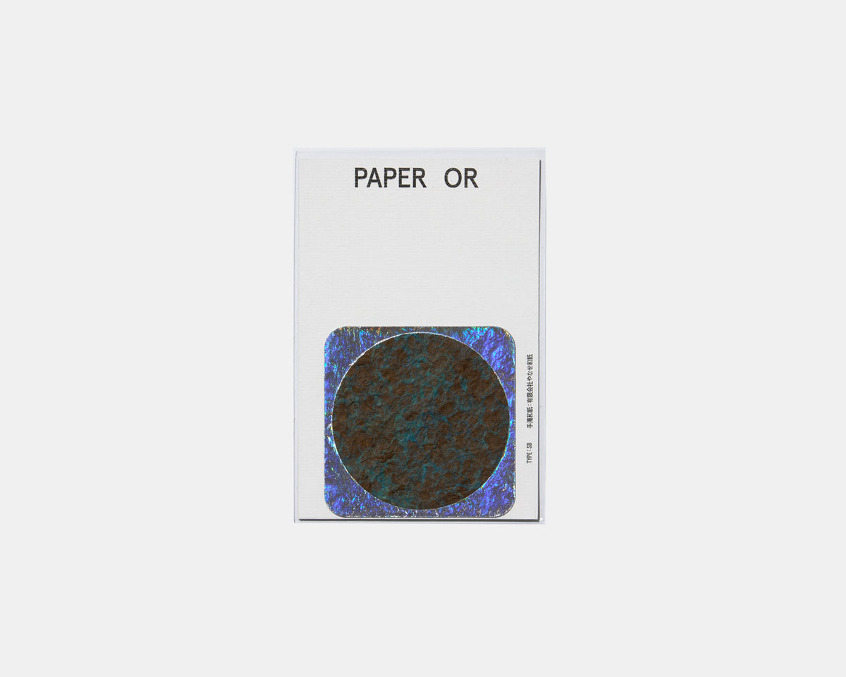 PAPER OR  ステッカー SB（ブルー/ブラウン）