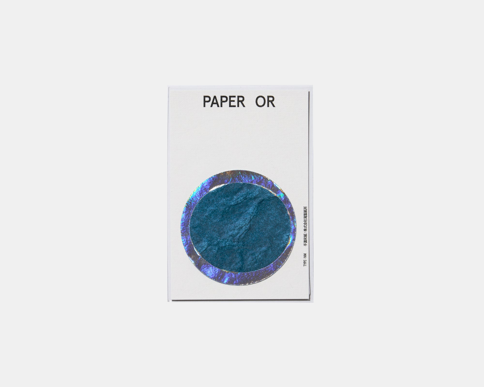 PAPER OR  ステッカー NM（ネイビー）