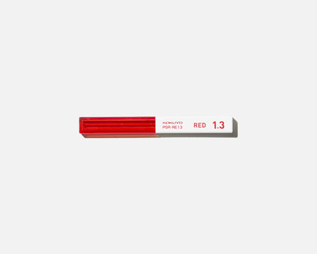 PENCIL SHARP REFILL ＊ 鉛筆シャープ替芯　1.3mm レッド (9124592877733)