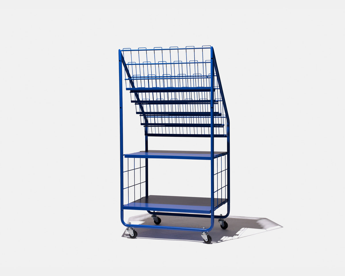 MAGAZINE STAND BLUE＊マガジンスタンド ブルー