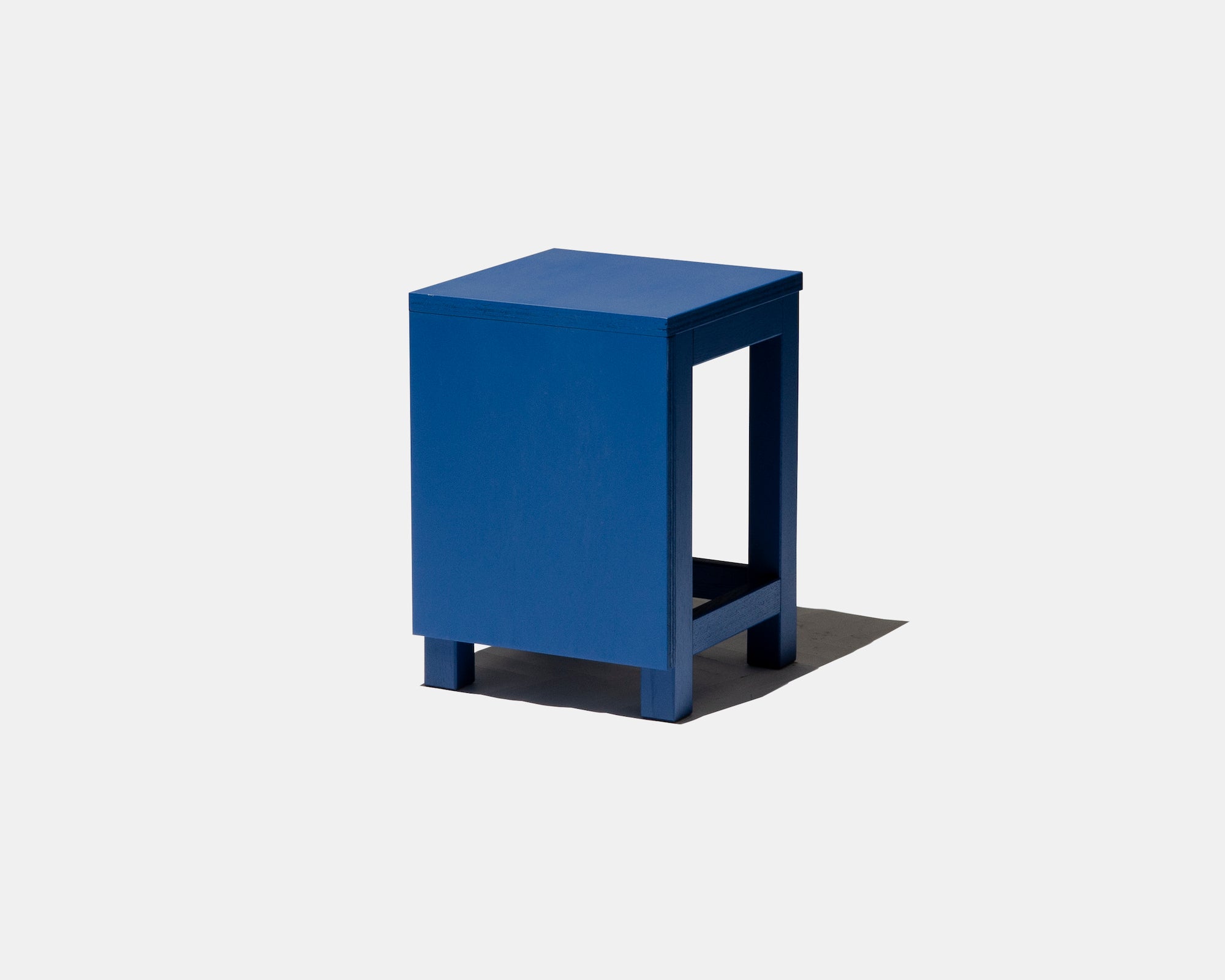 CRAFT SQUARE STOOL BLUE - 図工椅子 ブルー (8167367573669)