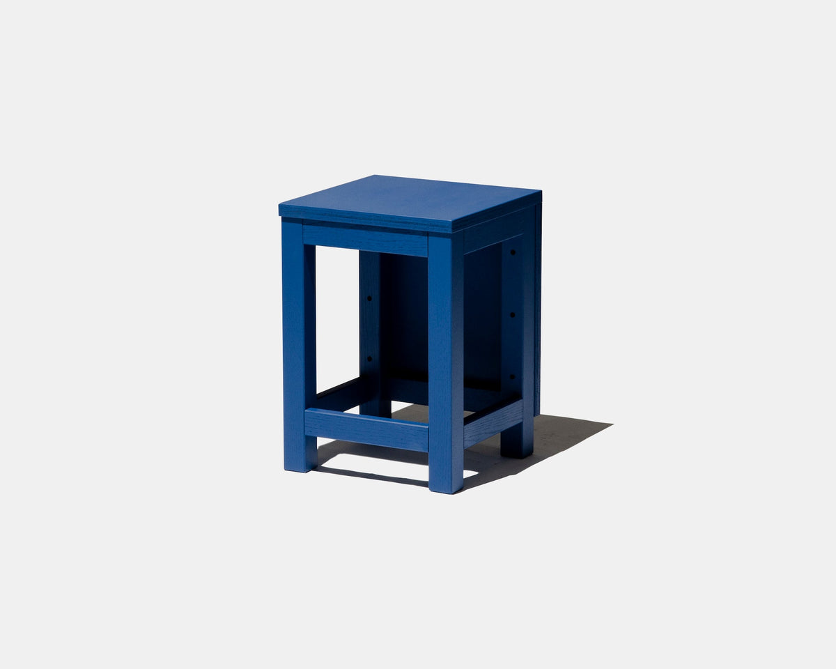 CRAFT SQUARE STOOL BLUE - 図工椅子 ブルー (8167367573669)
