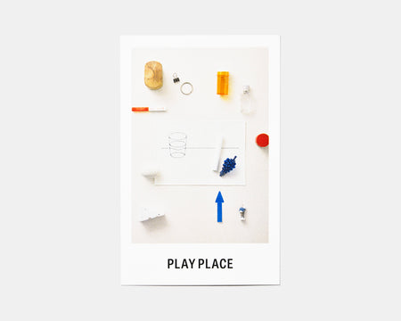 RISOGRAPH POSTCARD by  CHIAKI KOBAYASHI＊ポストカード「PLAY PLACE」