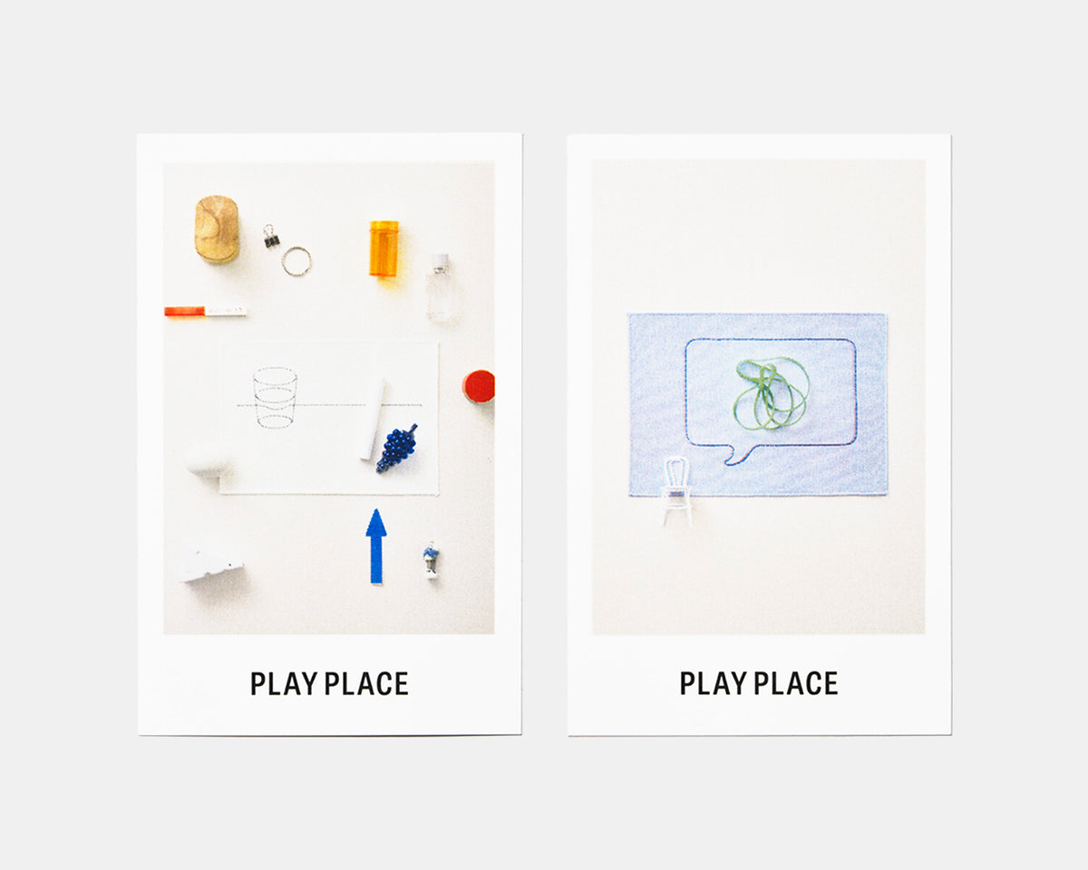 RISOGRAPH POSTCARD by  CHIAKI KOBAYASHI＊ポストカード「PLAY PLACE」