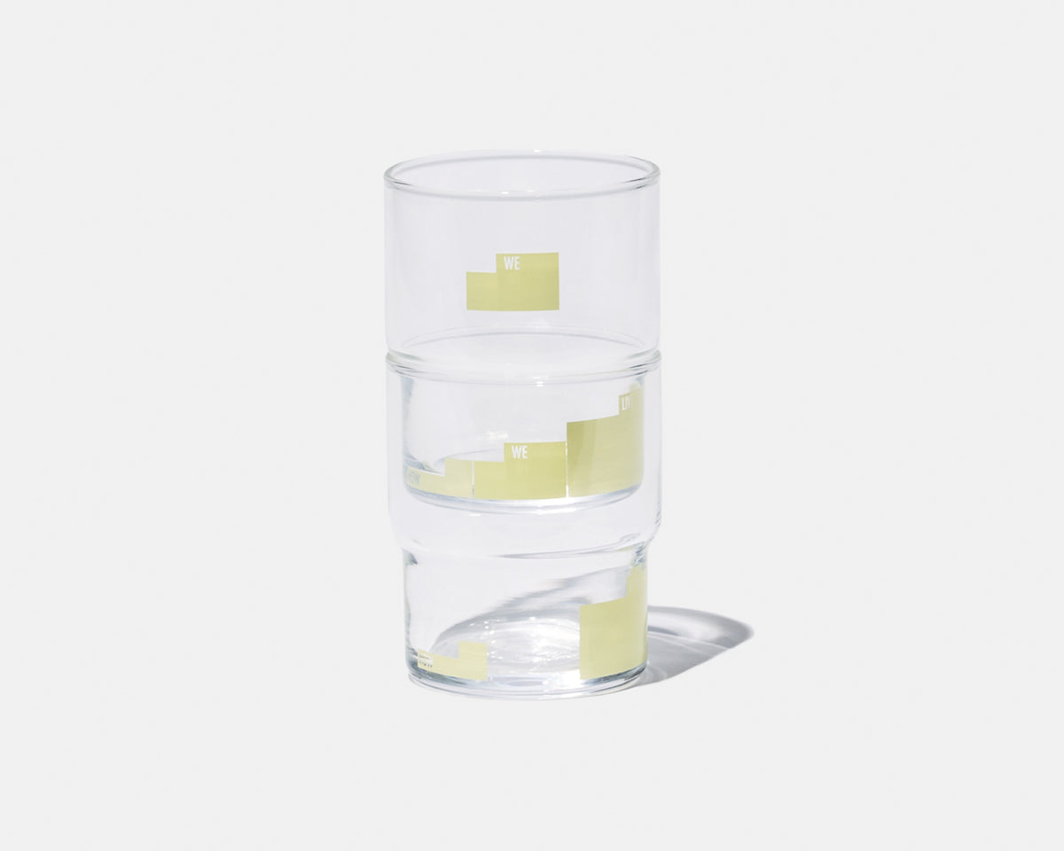 HOW WE LIVE  GLASS ＊HOW WE LIVE グラス（2個セット）