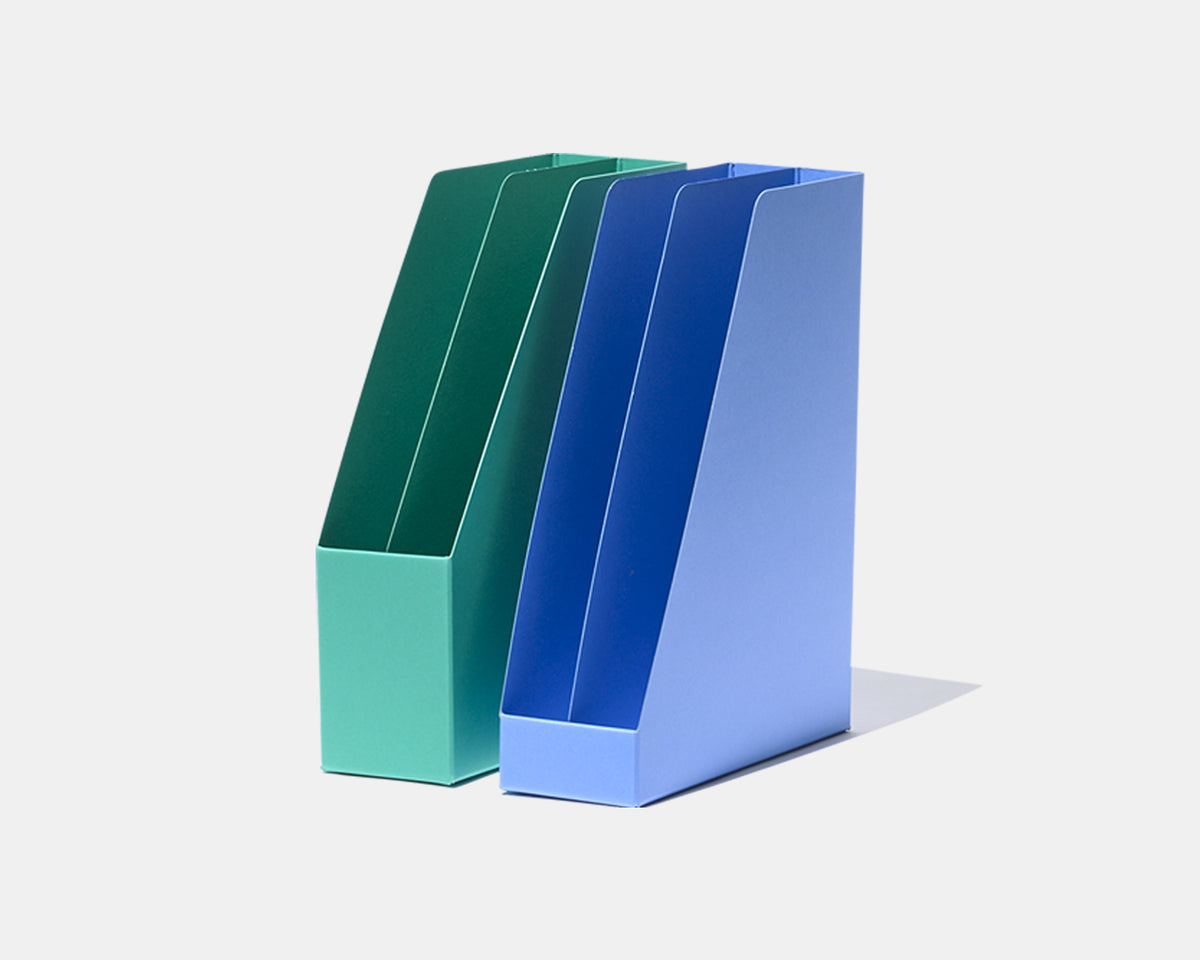 EX-STAND FILE BOX A4 BLUE ＊EX-スタンドファイルボックス A4サイズ ブルー