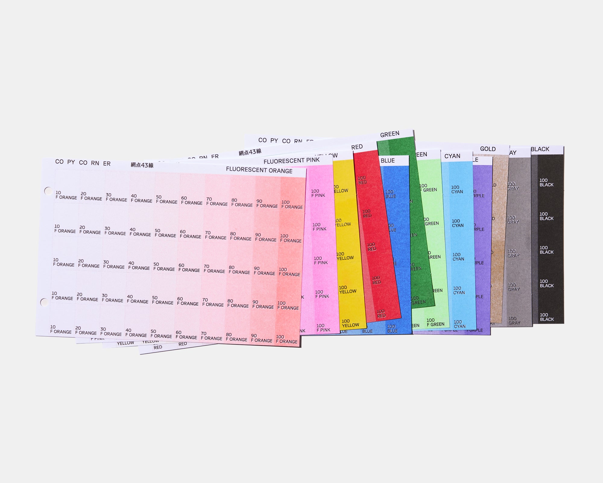 COPY CORNER RISO COLOR CHIPS＊COPY CORNER RISO COLOR CHIPS＿網点