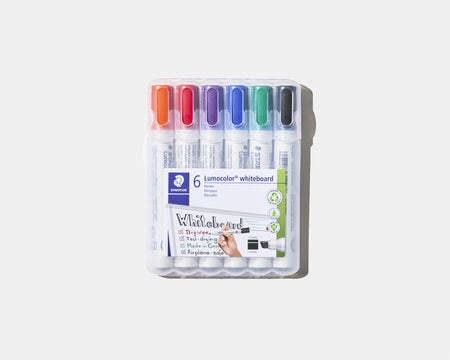 LUMOCOLOR WHITEBOARD MARKER SET - ホワイトボードマーカー角芯６色セット (9124593402021)