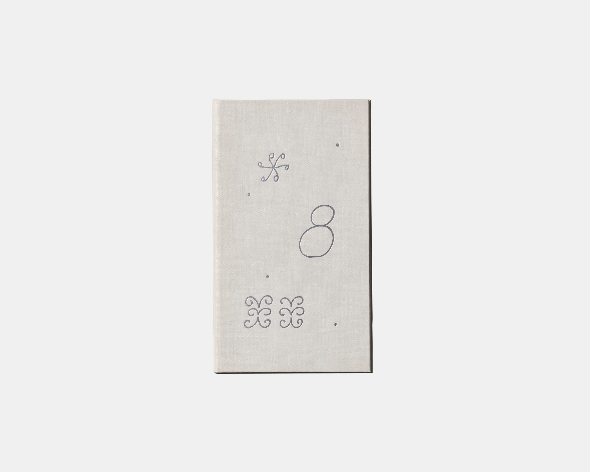 FIELD NOTEBOOK by La mela with Fèves WHITE＊La mela with feves 測量野帳「雪の日の庭」