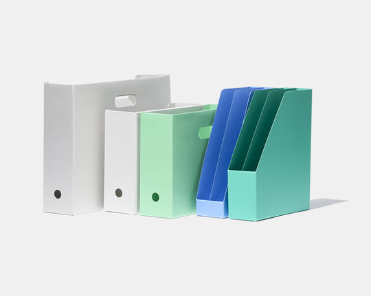 EX-STAND FILE BOX A4 BLUE ＊EX-スタンドファイルボックス A4サイズ ブルー