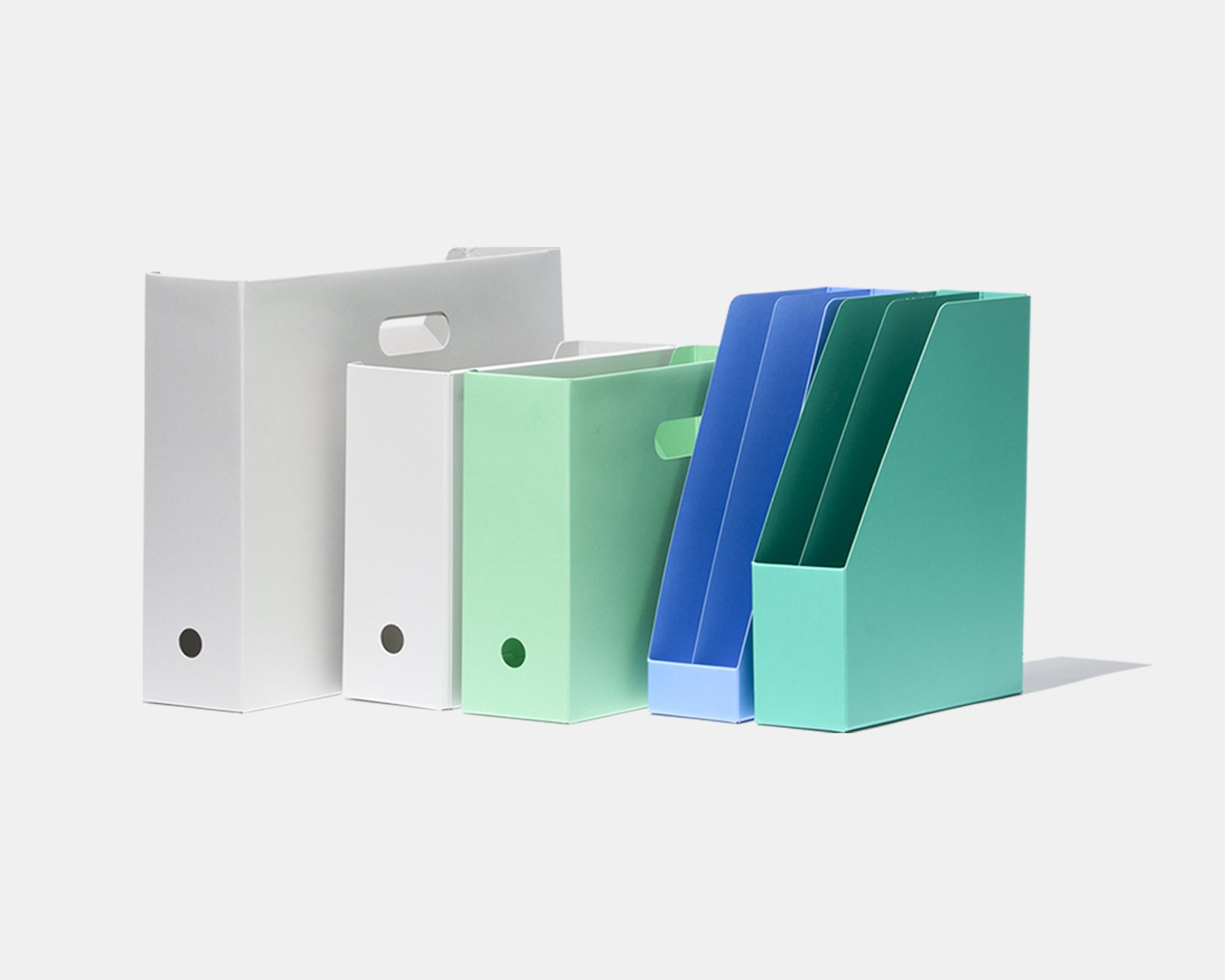 プレミアムペンタンBOX 新規カード　各3枚 EX-STAND FILE BOX A4 GREEN SET＊EX-スタンドファイルボックス A4