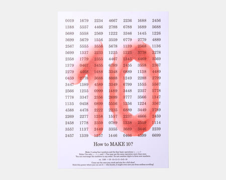 How to MAKE 10? by YURIE HATA