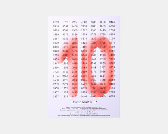 How to MAKE 10? by YURIE HATA