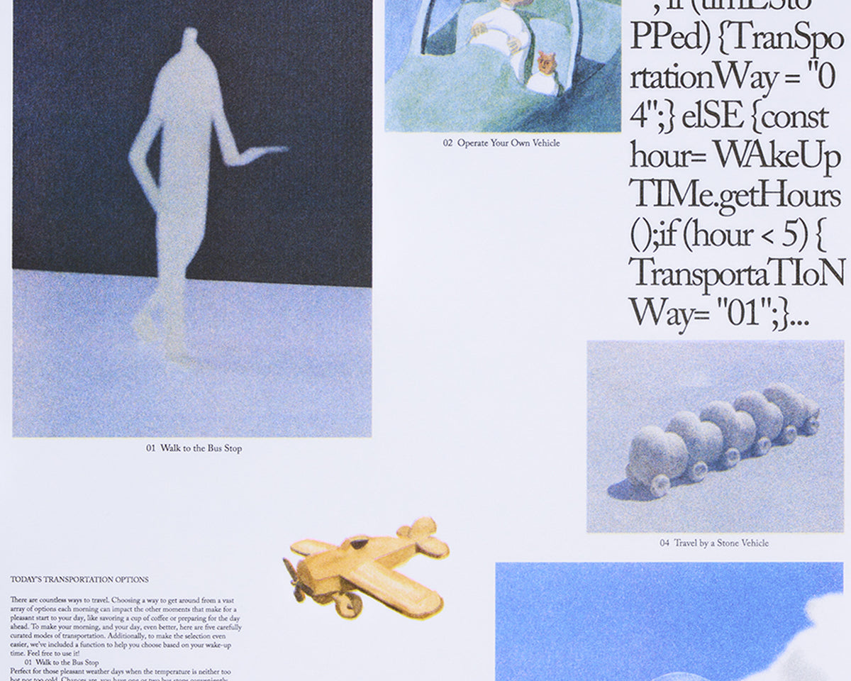 How would you like to be transported today? by AGATA YAMAGUCHI