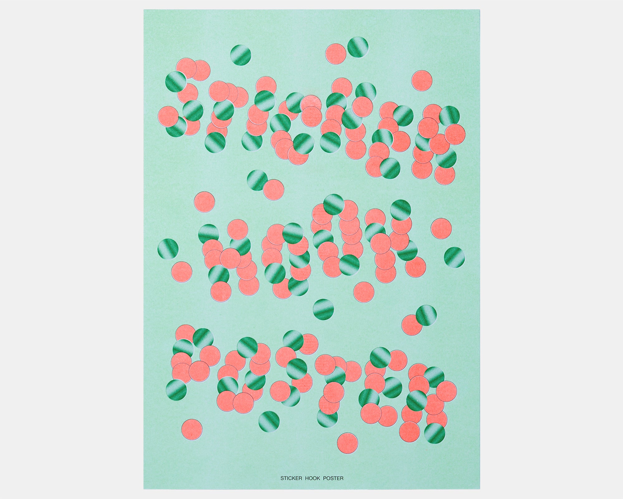 STICKER HOOK POSTER by HIROMASA FUKAJI