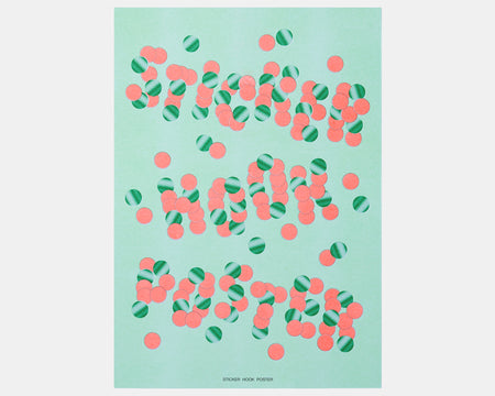 STICKER HOOK POSTER by HIROMASA FUKAJI