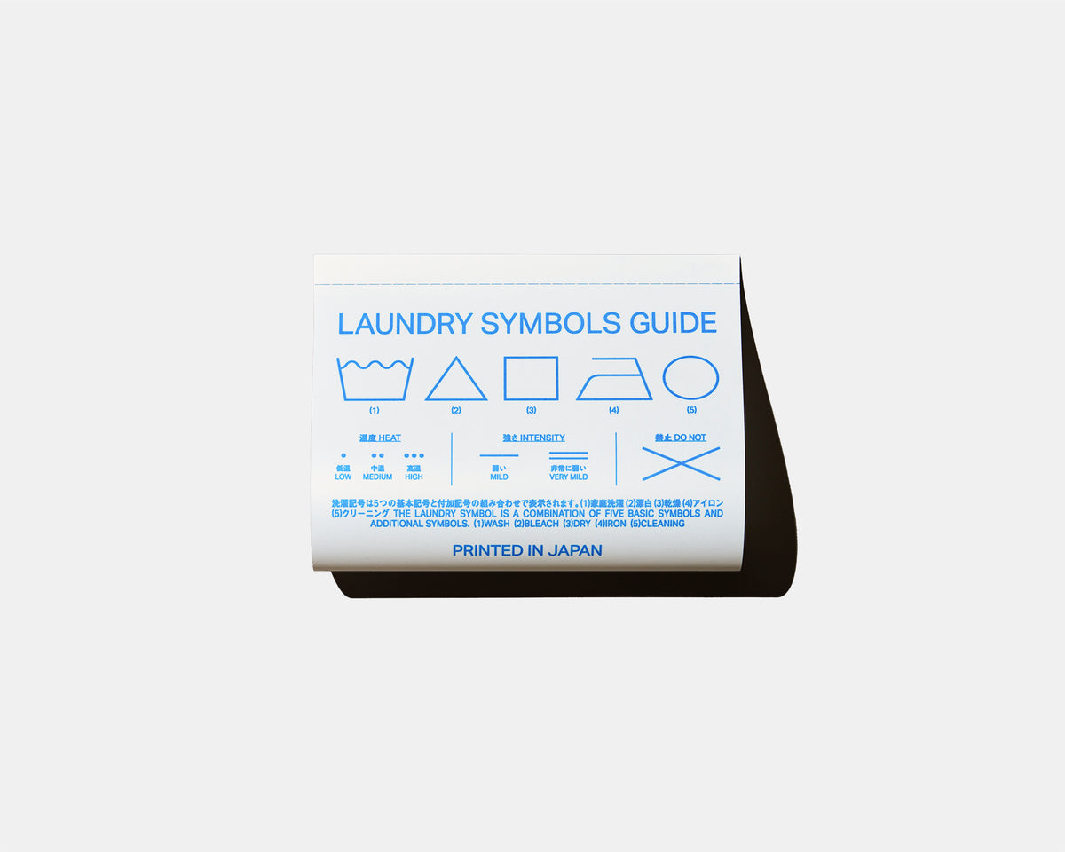 LAUNDRY SYMBOLS GUIDE by YUWA HOZAKI