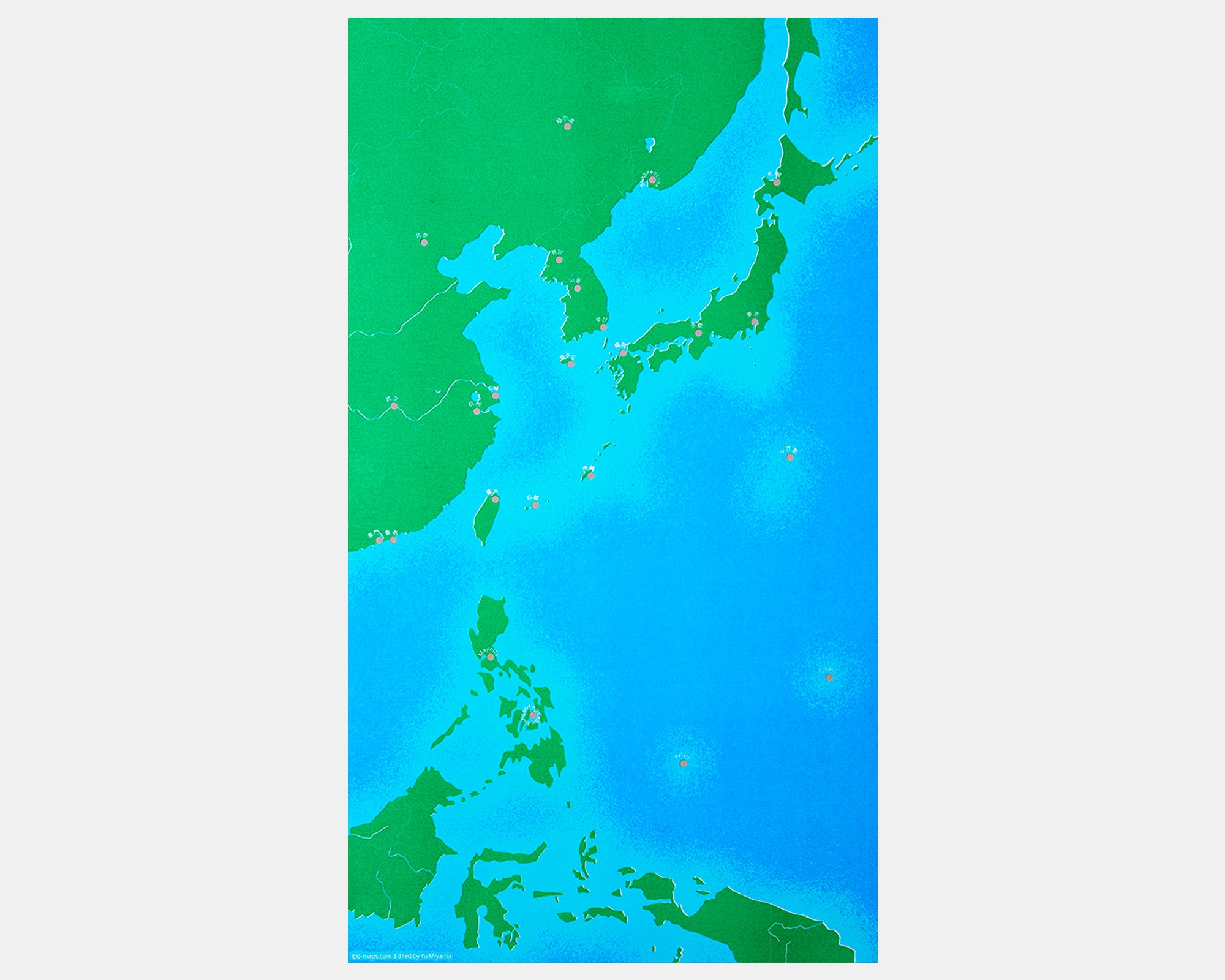 地図/地圖/地图/지도/карта/mapa/map　by YU MIYAMA
