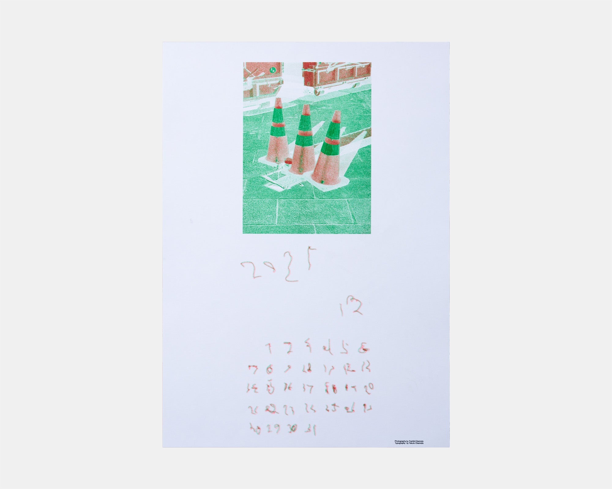 不確かなカレンダー（2025）by TAKUTO OKAMOTO / TOSHIKI
