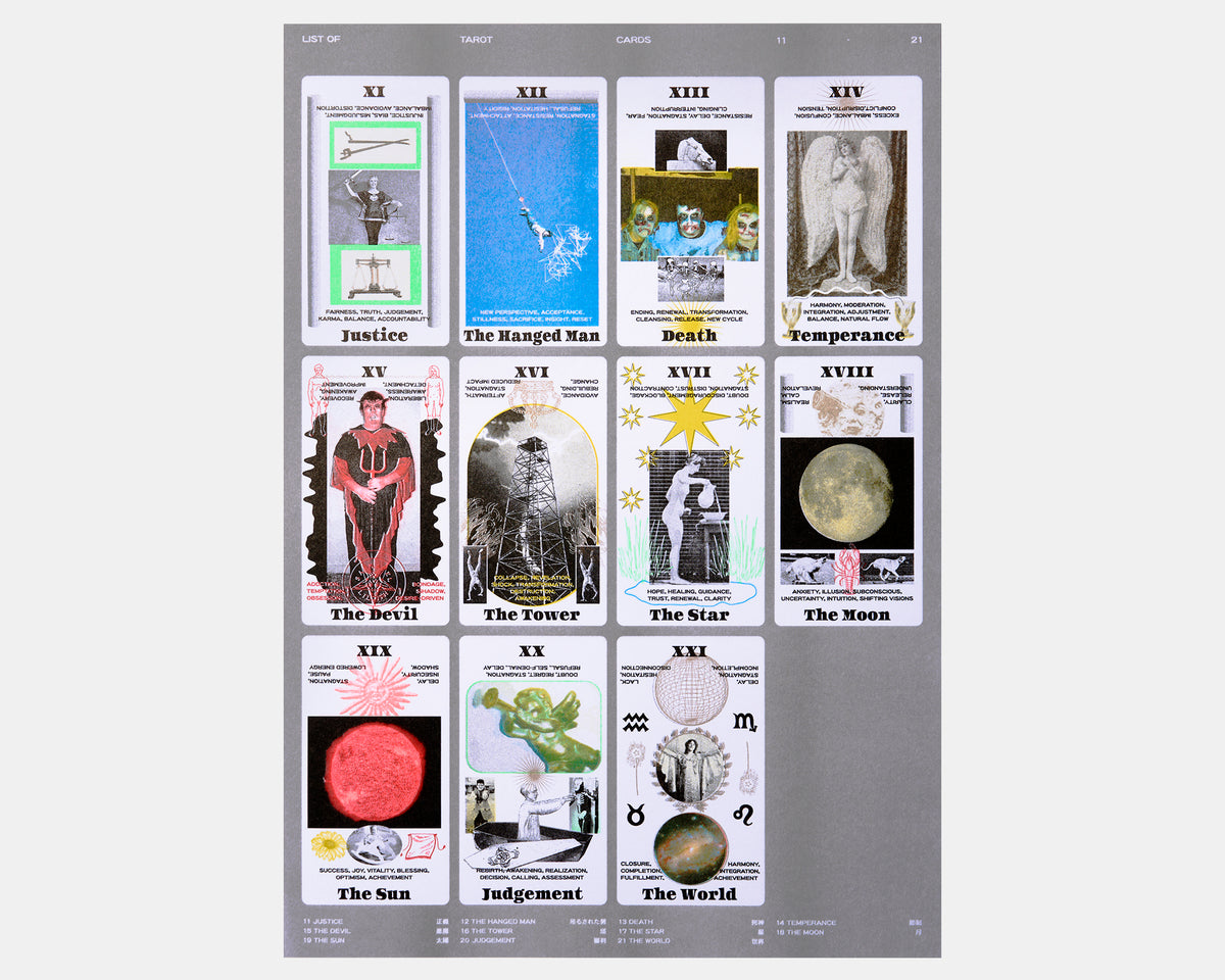 LIST OF TAROT CARDS by YURI UENISHI